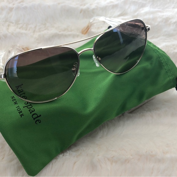 kate spade Accessories Nwt Kate Spade Emmaline Aviator Sunglasses